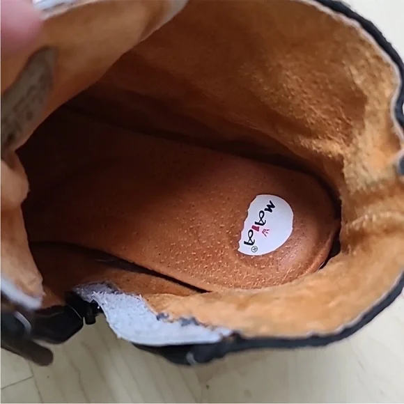 Women's Ankle Boots Maia European Punk Leather, Steam Punk, black UNIQUE size 8 - Picture 8 of 15